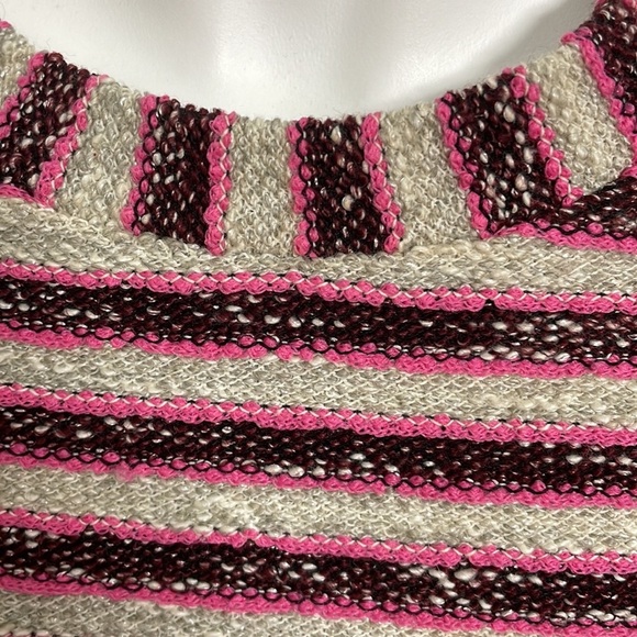 Tory Burch Pink Striped Pullover Sweater - Picture 7 of 10